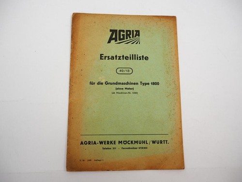 Original agria 1800 - original,