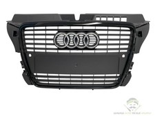 Original Kühlergrill Frontgrill schwarz Audi A3 8P 8P0853651N VMZ Neu