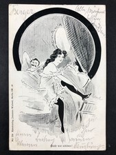 AK antike Erotik Postkarte -