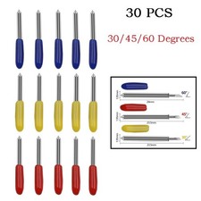 30pcs 30/45/60 Grad Ersatz Klingen Für Roland Für Plotter Klinge Cutter