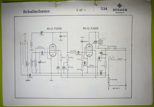 Schaltpläne für alte - 25,