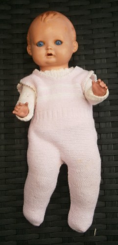 Antike minerva baby puppe - antike,