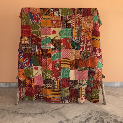 Vintage patchwork kantha - vintage,