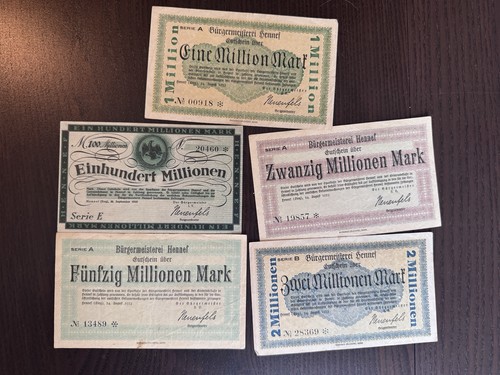 Notgeld hennef sieg 1923 - sieg,