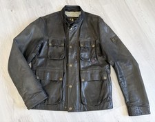Belstaff lederjacke brad l - belstaff,