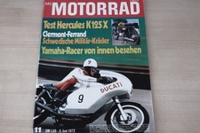 1) Motorrad 11/1972 - Großer Preis von Frankreich - Hercules K 125 X mit 15PS i