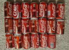 20 Stück alte "Coca Cola" Dosen, verschiedene Dosen,  Sammeldosen  #146