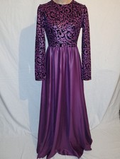 elegantes Abendkleid, Abiye Ayse Melek 40 lila sehr schöner Stoff