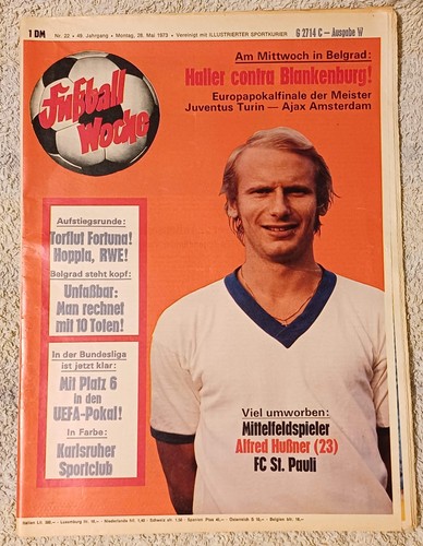 Fußball woche 1973 - fußball, 28.05.1973