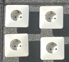 JUNG - Aufputz-Steckdosen - 2521 0 302 - komplett, cremeweiß