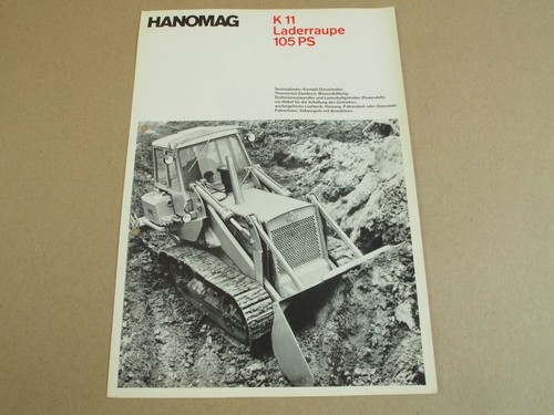 Prospekt hanomag k11 laderaupe - prospekt,