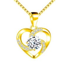 Damen Halskette Herz Gold