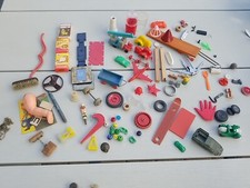 DDR Konvolut Spielzeug Holz Plastik Teile Alt Set 