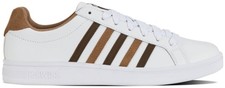 K-Swiss Court Tiebreak White/Toasted Coconut/Chocolate Brown Größe EU 45