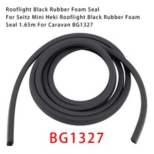 Rooflight black rubber - black, foam