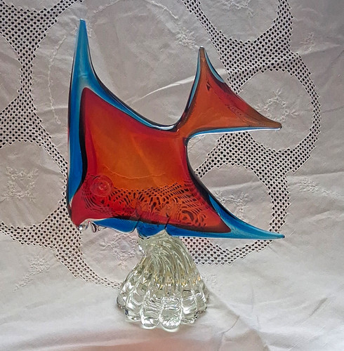 Murano glas deko figur - murano, fisch