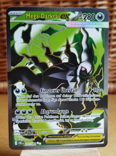 Pokemon karte mega - mega-darkrai, ex