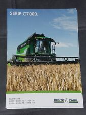 DEUTZ-FAHR SERIE C7000, C7206 TSB  Mähdrescher Prospekt von 10/2019 ( DF 293 )