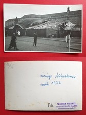 Foto DRESDEN um 1958 Zelt Baracke mit Windschaden   ( 22284