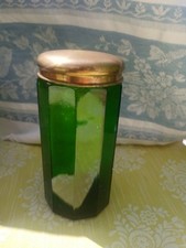 Glas Dose Grün Giftflasche