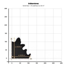 AUTOLEDER 1/4 Lederhaut NAPPA