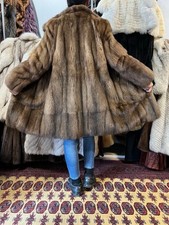 Zobelmantel russischer Zobel Pelz Pelzmantel Real Sable Fur Coat Zibellino M