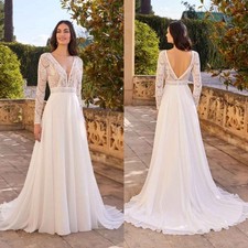 Sommer Boho A-Linie Brautkleid