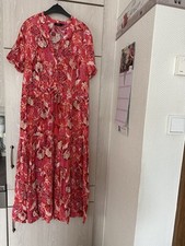 Yest langes Damen Kleid Gr. 40 rot, pink, weiß, lila