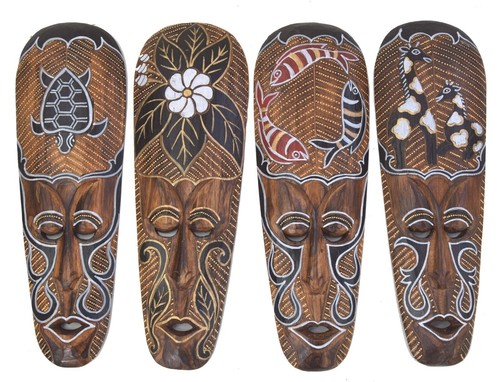 Holzmaske 50cm afrika - holzmaske,