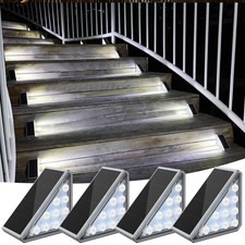 4x Solar Treppe Lampe LED