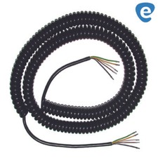 Spiralkabel 5-adrig 5x0,25 Sicherung Sicherheit Tor Antrieb Sektionaltor Rolltor