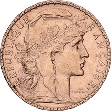 Frankreich, 20 Francs, Coq, 1904, Paris, Gold, VZ, Gadoury:1064, Le Franc:F.534