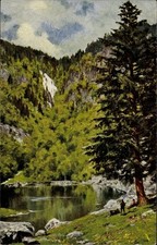 Künstler Ak Metzeral Elsass