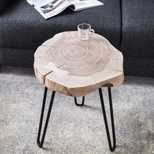 Massivholz Beistelltisch GOA