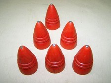 Kreisel alte Holz Version Peitschenkreisel Vintage Sammler Holz Spielzeug Rot