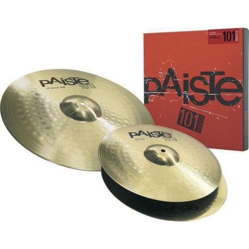 Paiste 101 brass cymbal set - cymbal,