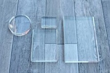 Stempel-Scheune - Acrylblock vers. Größen abgerundet Acrylblock