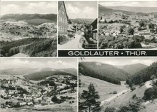 alte sw AK Goldlauter - fünf