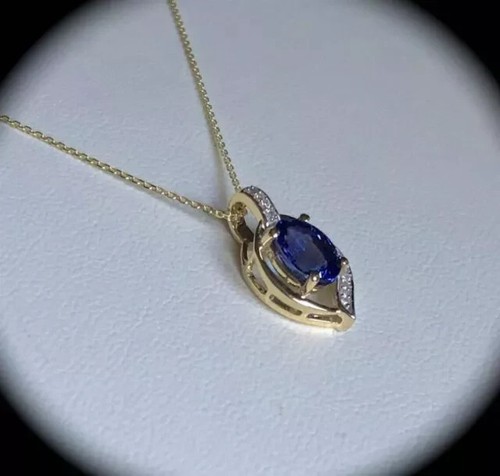 Ovaler schliff blauer - 2,