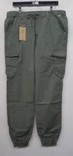 REELL Herren Hose Cargo Olive 98%Bauwolle/2%Elastan Größe XL (long)