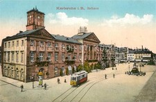 Strassenbahn karlsruhe rathaus - strassenbahn,