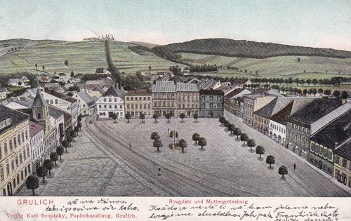 Grulich ringplatz und - ak,
