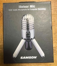 USB-Mikrofon von Samson – silber