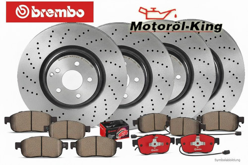 Brembo bremsenset gelocht - bremsenset,
