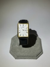 Vintage Seiko Quartz Herrenarmbanduhr – Klassisch, rechteckig, goldfarben