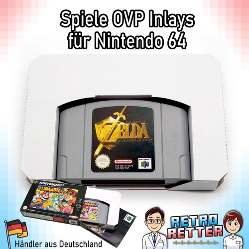 Inlays für nintendo spiele - für, 64