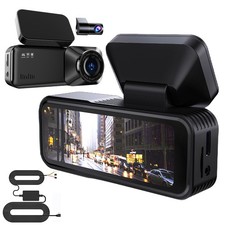 4K WiFi Dual Dash Cam für Autos Pkw UHD 4K + 1080P Vorne und Hinten Dash Kamera
