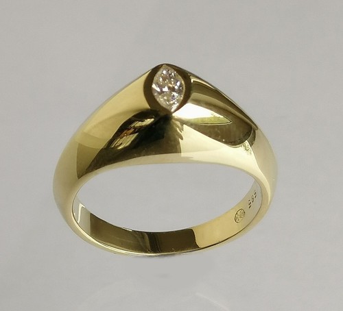 Ring 585 gelbgold - 585, mit