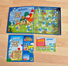 Set Schlümpfe - Steck sie alle EDEKA 2013 mit Sammelbox  Schlumpf Farmy