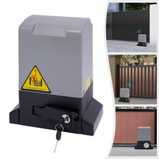 1600kg/3527.4lbs Garagentor Elektrisch Antrieb Schiebetoröffner Schiebetor 750W